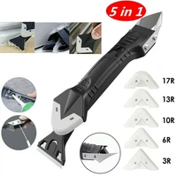 5 in1 silicone remover sealant smooth scraper caulk squeegee finisher grout kit floor mould removal construction caulking tool