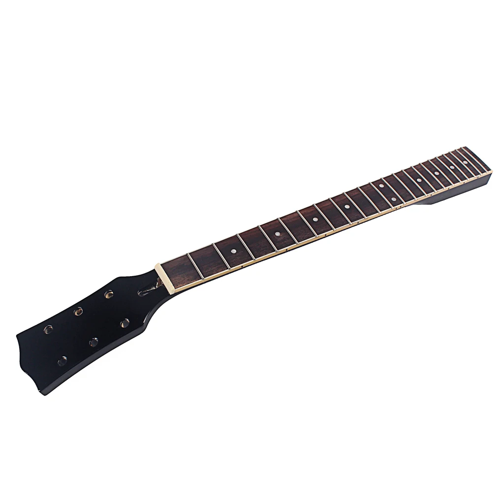 

Electric Guitar Neck For Gibson LP Guitars Parts Replacement 22 Fret Maple Neck Rosewood Fretboard with White Dots Inlay Black