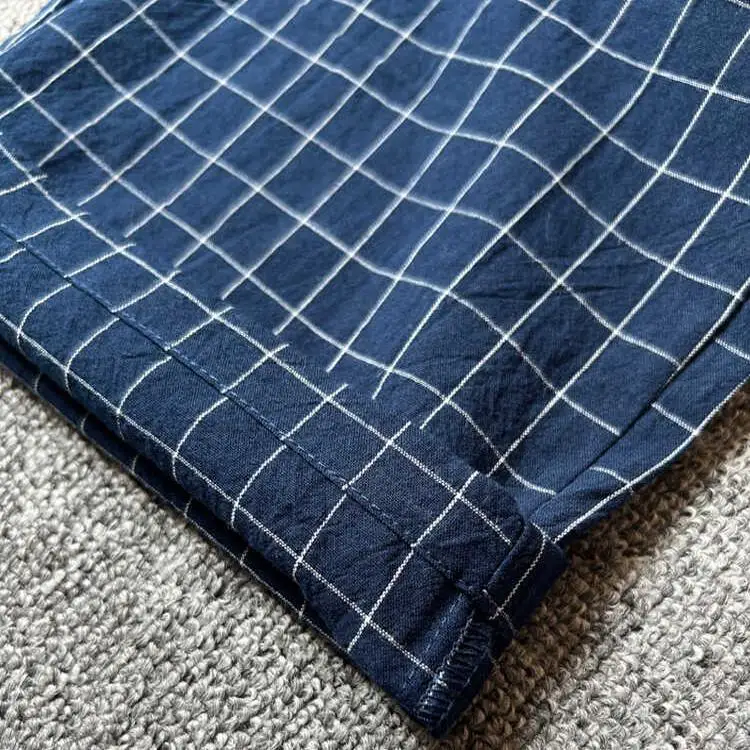 Заказы экспортируемые в Японию. Мужская весна лето и осень тонкая клетчатая