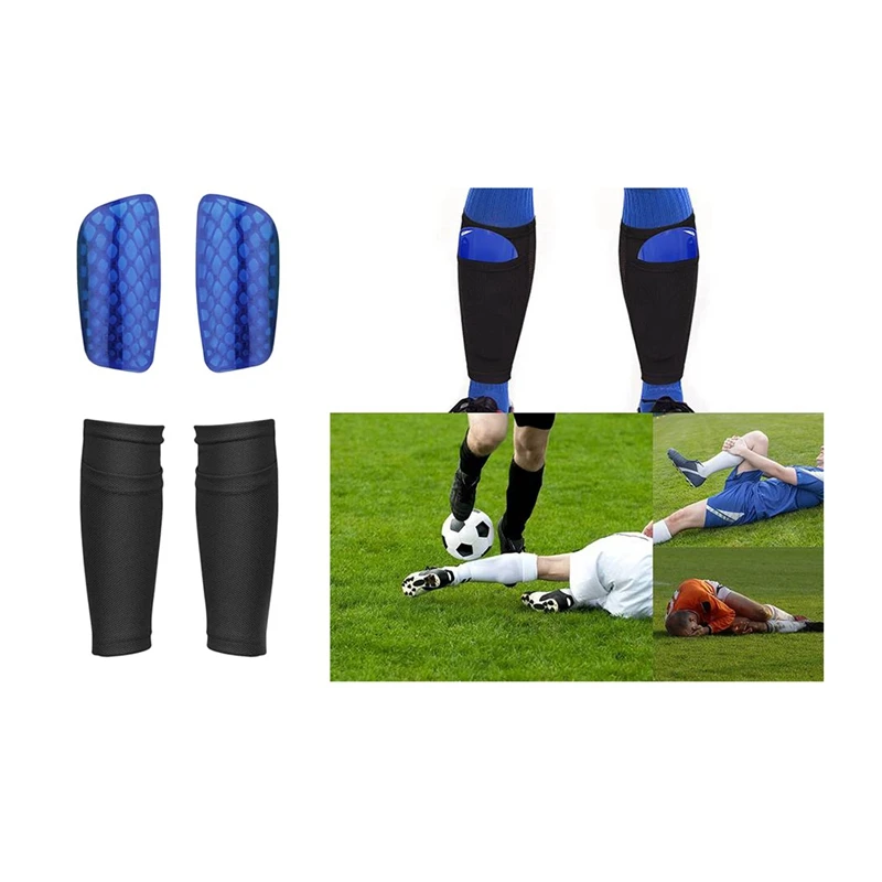 

Football Shin Guard Sock+Shin Pads Sleeves Socks Breathable For Football Games Beginner Fitness Sports Protective Gear