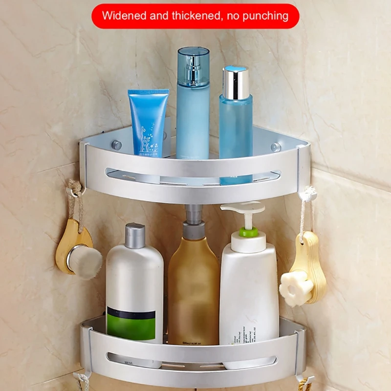 Полка для ванной комнаты угловая треугольная корзина хранения душа полки