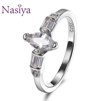 nasiya silver engagement rings trendy mariquesa zircon for women fine jewelry anniversary wedding gift wholesale