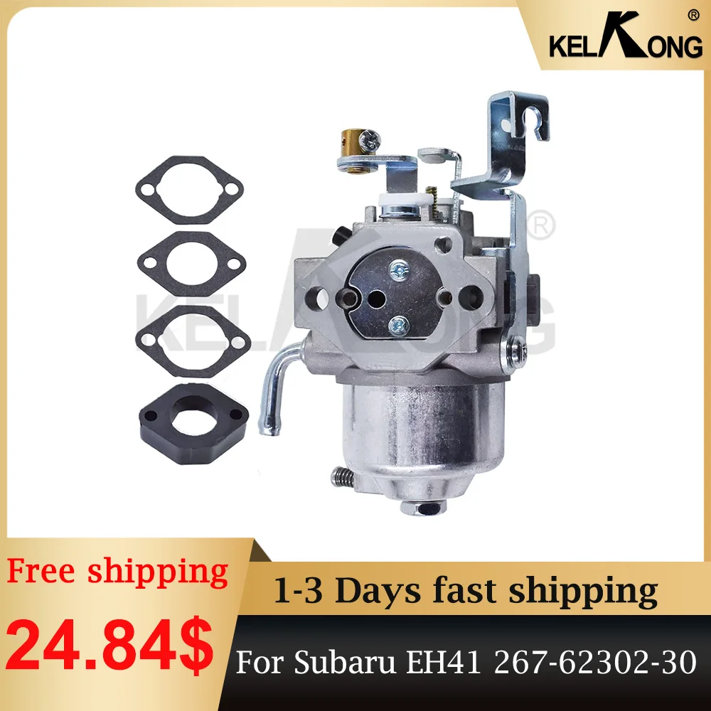 

KELKONG Carburetor Carb With Gaskets Fit For Subaru EH41 267-62302-30 267-62302-20 058-313 Gasoline Engine Spare Parts Carb