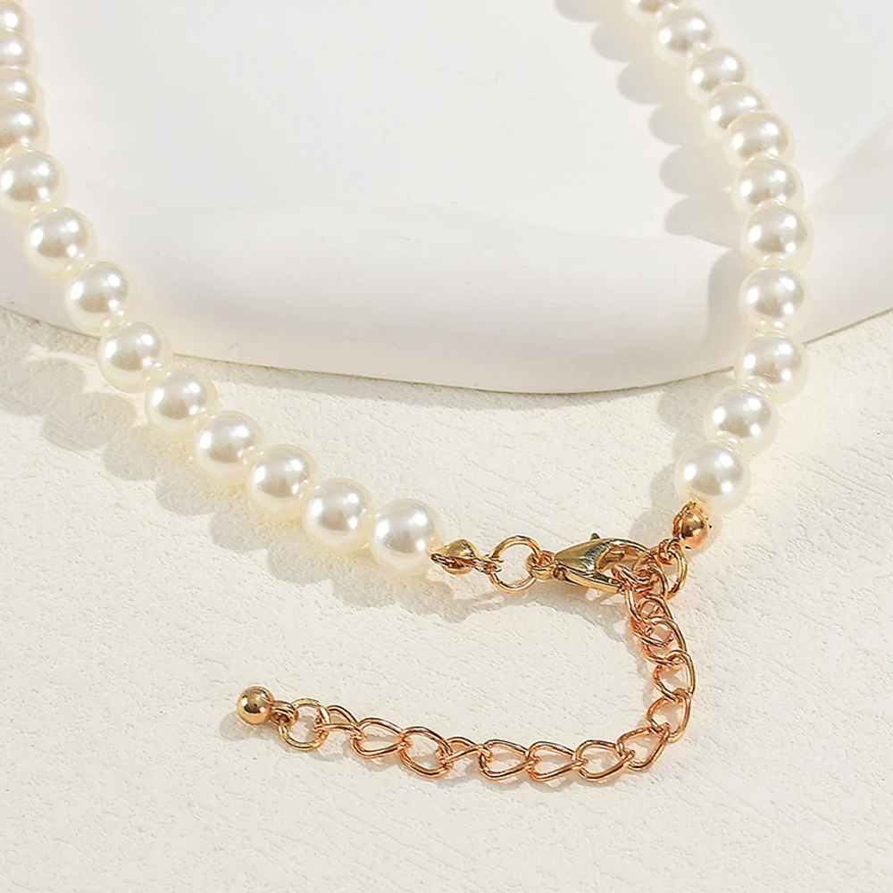 Трендовые ожерелья с жемчугом и вишней для женщин девочек винтажный кулон