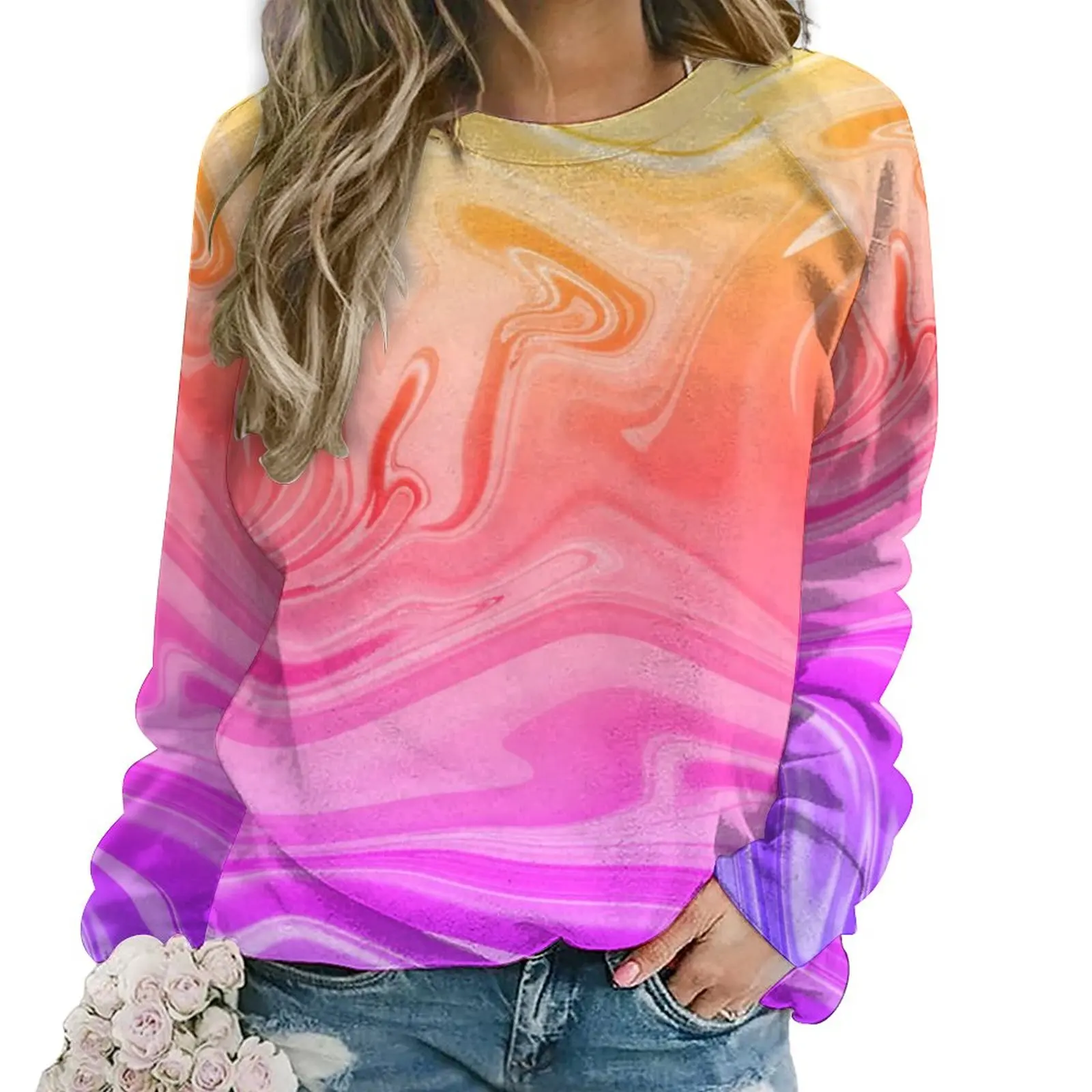 

Толстовка с капюшоном и длинным рукавом, в стиле Харадзюку