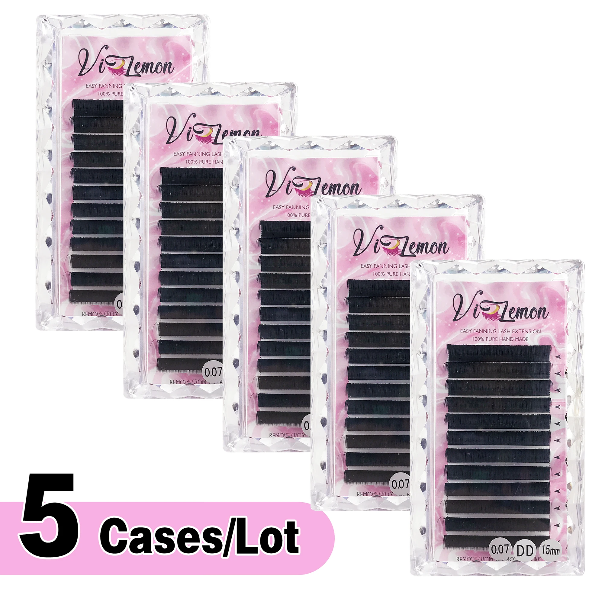 

5 шт., ресницы для наращивания ViLemon