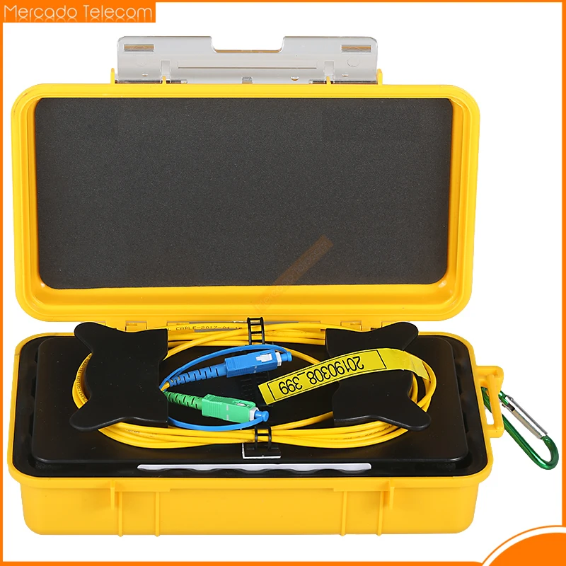 SC/UPC-SC/APC OTDR Dead Zone Eliminator Fiber Rings Fiber Optic OTDR Launch Cable Box 500M 1Km 2Km SM 1310/1550nm