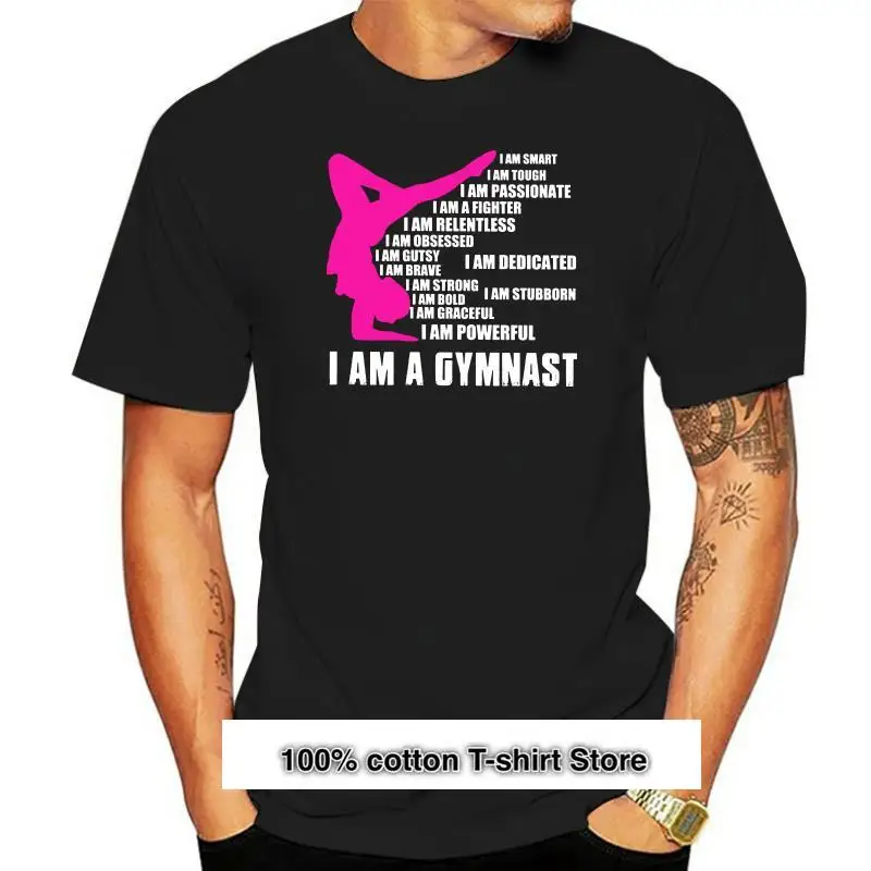 

Рубашки с гордостью I Am A gimnasta, рубашка с длинным рукавом для мужчин 6XL, рубашка amarilla с круглым вырезом
