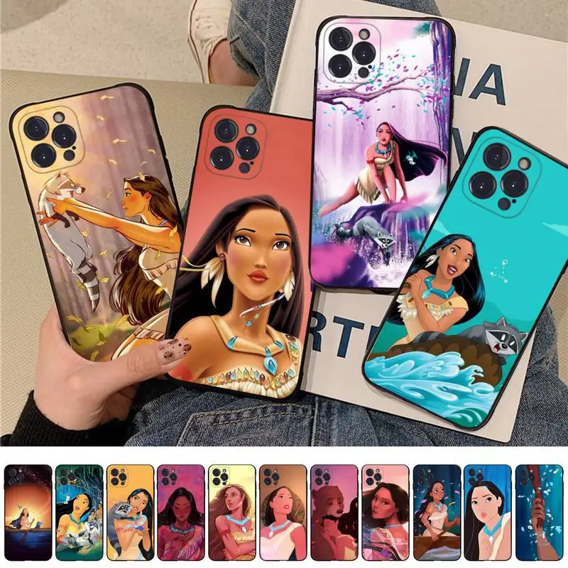 

Disney Pocahontas Phone Case For iPhone 14 13 12 Mini 11 Pro XS Max X XR SE 6 7 8 Plus Soft Silicone Cover