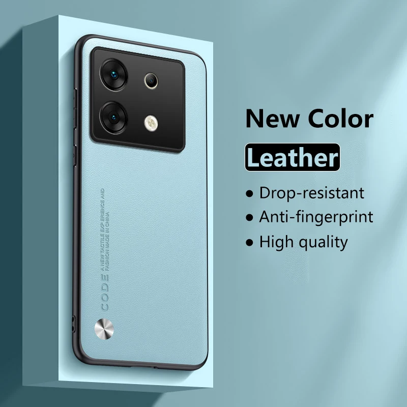 Кожаная задняя крышка для телефона Infinix Zero 30 из углеродного волокна полной камеры