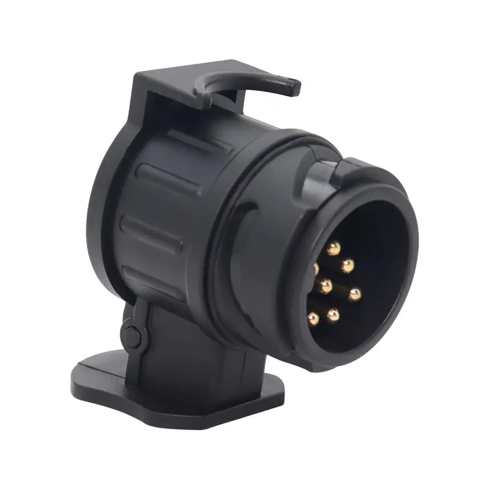 

Rv Power Cord Socket Waterproof Connector European Standard Weather-proof Adapter For 12 V Trailer System