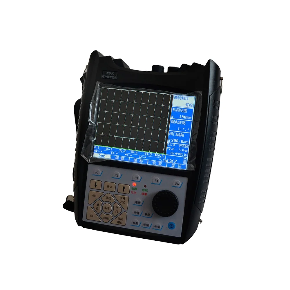 

ZD710 Ultrasonic Flaw Detector Portable Digital Measuring Range 0-9999mm ZD-710