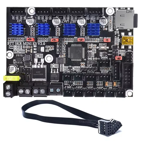 BIGTREETECH SKR MINI E3 V2.0 32-битная материнская плата встроенная обновление TMC2209UART для TFT35 E3 V3.0 Ender3V2 CR10 Voron V0.1 3D-принтер
