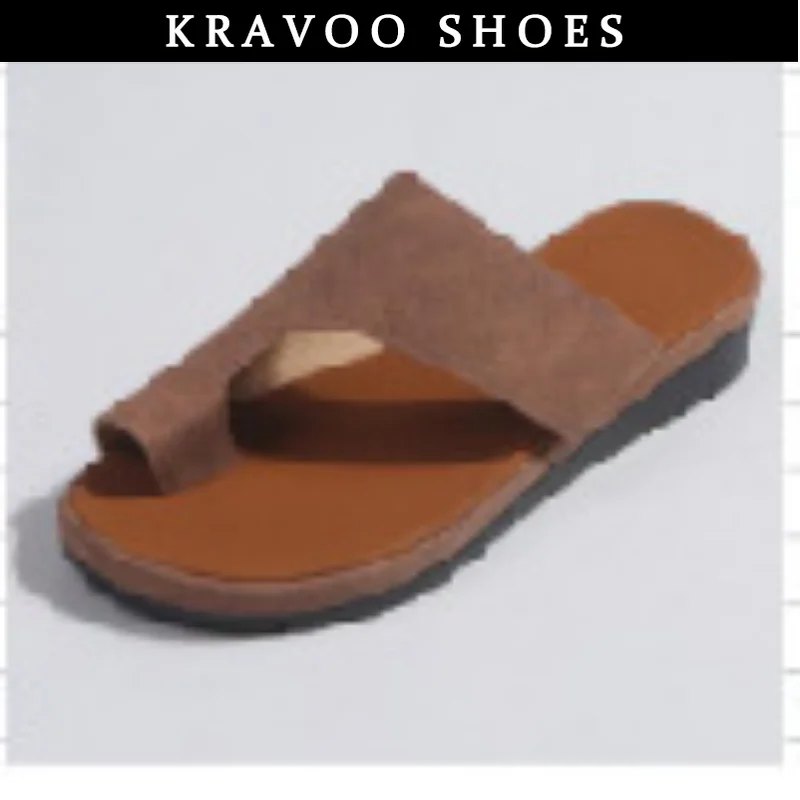 KRAVOO 34-43 Shoes Women Platform Wedges Slippers Solid Women's Sandals Purple Female Thong Slipper Sandal Summer 2023 New Shoes images - 6