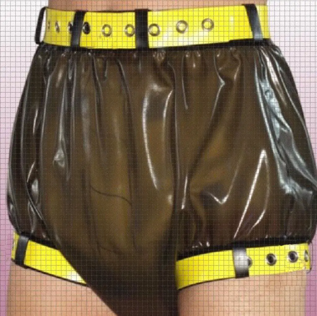 

Latexanzug резиновые модные шорты для косплея