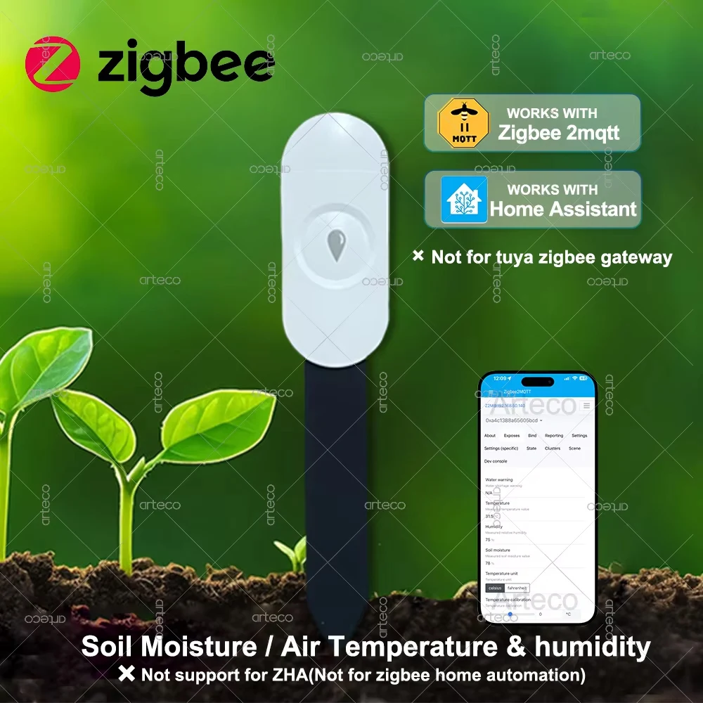 

Умный тестер почвы Zigbee