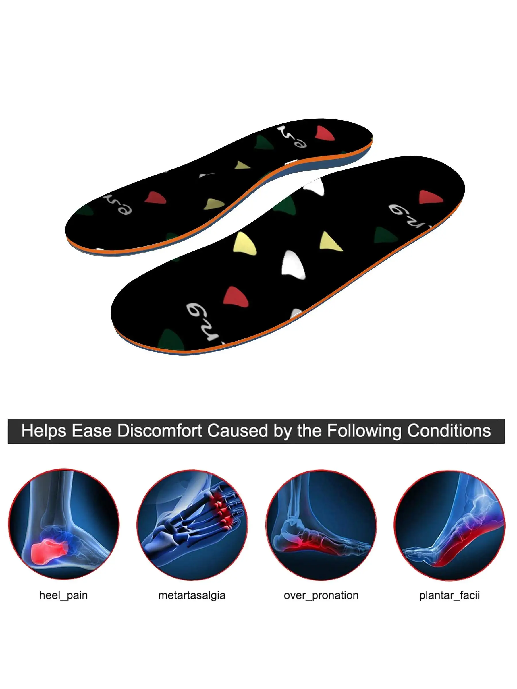 Sports InsoleArch SupportOrthopedic InsoleShoesOrthopedic Flat Foot PainPlanar FasciitisInsoles