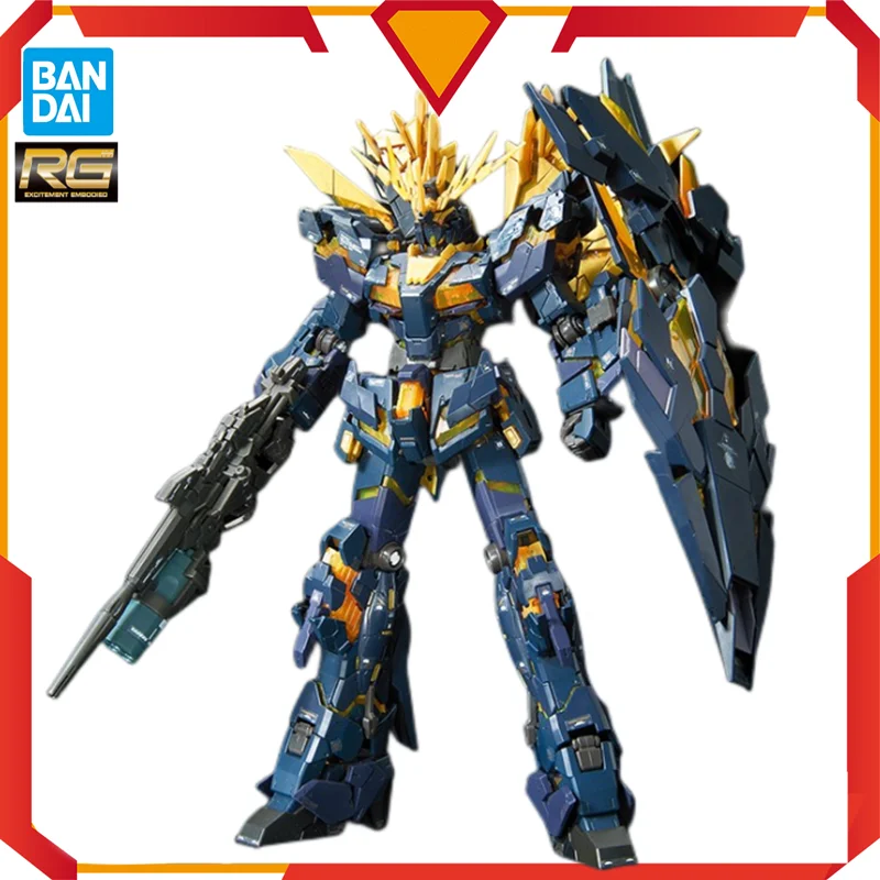 

Оригинальная аниме-фигурка Bandai Gundam RG 27 1/144 Banshee Единорог № 2 машинная богиня удачи Сборная модель