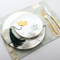 chinese ceramic plate sets exquisite sushi cutleri set cheese cheese dinner plates sets assiette servies kitchen tableware