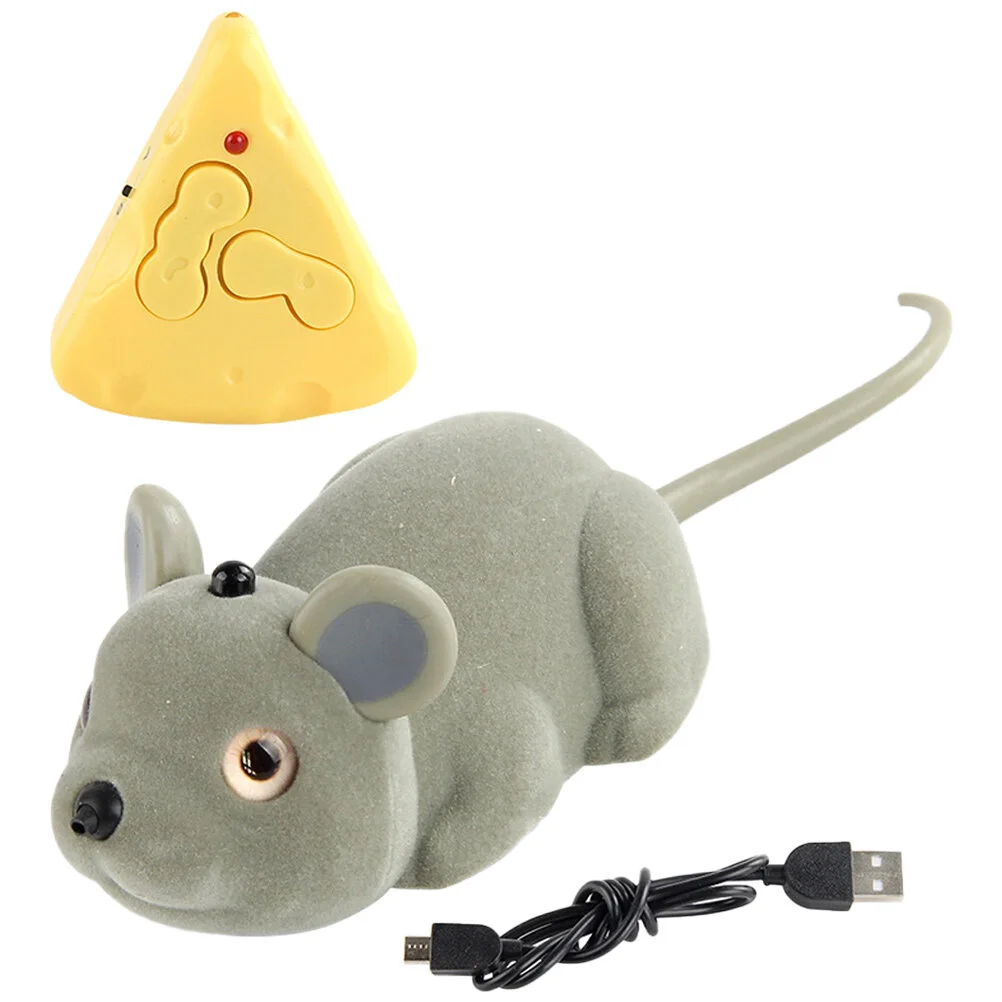 

Kitten Mouse-shaped Toy Scary Pranks Prop Decorative Cat Animal Toy Wireless