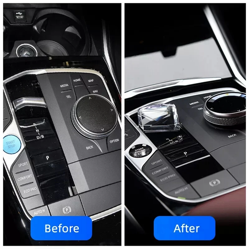 4 штуки автомобильная прозрачная ручка переключения передач для BMW G20 G12 I3 I01 I7 G70 Ix3