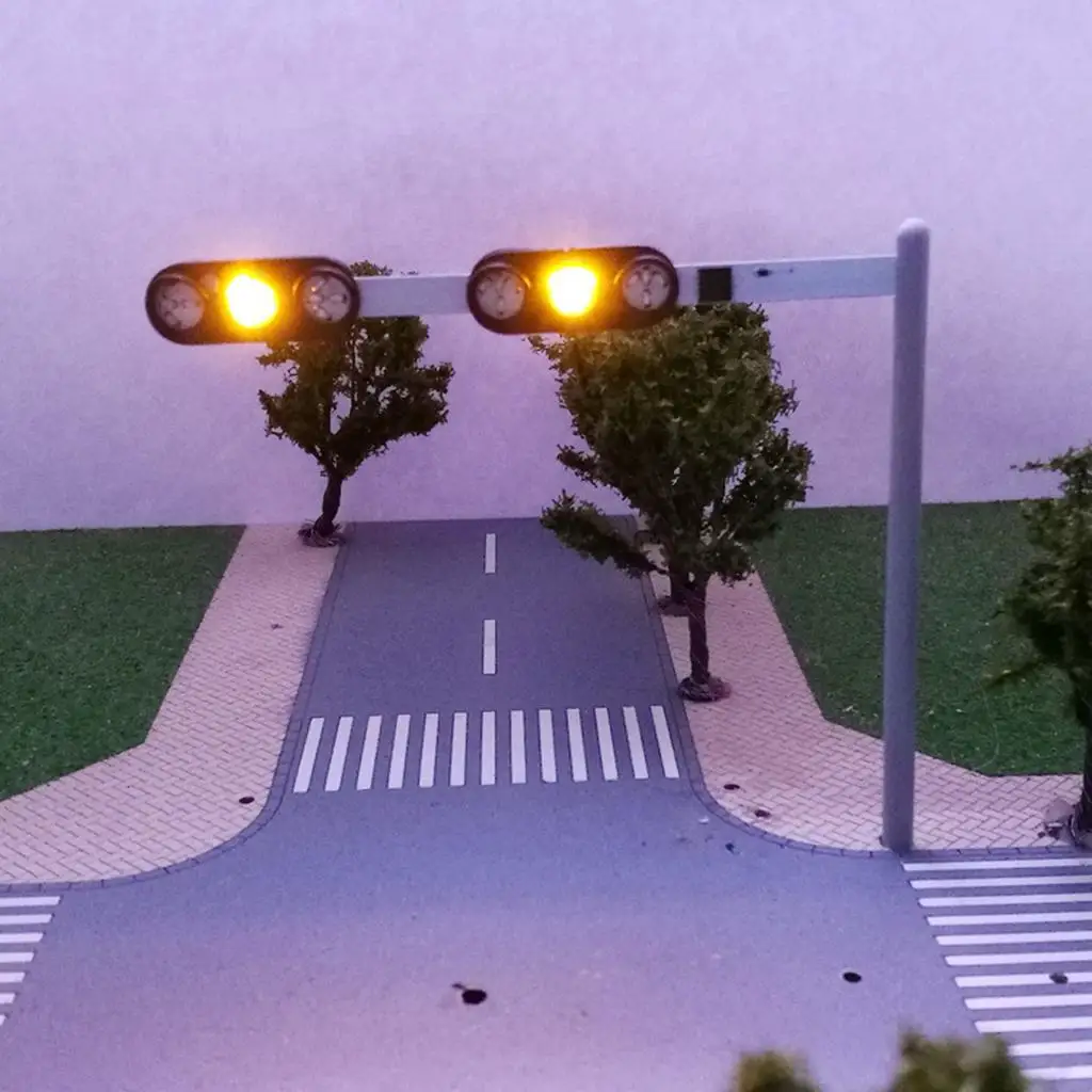 

5 В, миниатюрный модуль отображения движения, светодиодный миниатсветильник рный светофор, электронные строительные блоки для модели свето...