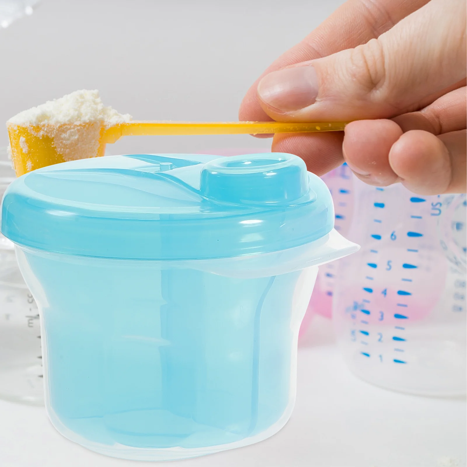 

3Pcs Containers Powder Dispenser Powder Box Holder for Home Travel Outdoor