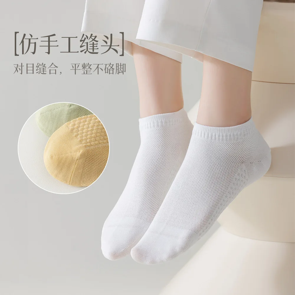 Socks Female Chun Xia Thin Mesh Breathable Cotton Sock Socks Still Ship Out With Ms Shallow Mouth Socks