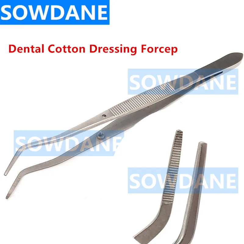

Dental Cotton Dressing Forceps College Tweezers serrated Tip Dental Oral Examination Tool Dental Teeth Cleaning Tweezer