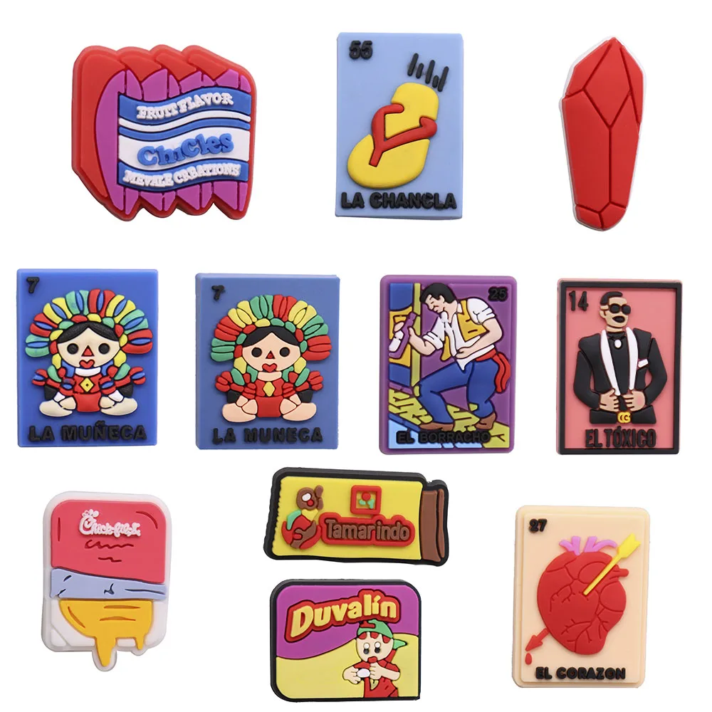 

1-11 шт., подвески для обуви из ПВХ