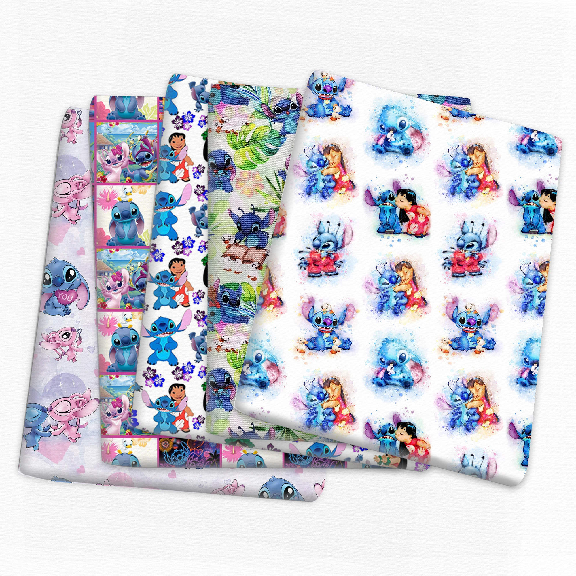 Disney Лило и Стич жасмин 50*145 см 100% хлопчатобумажная ткань шитье квилтинг рукоделие