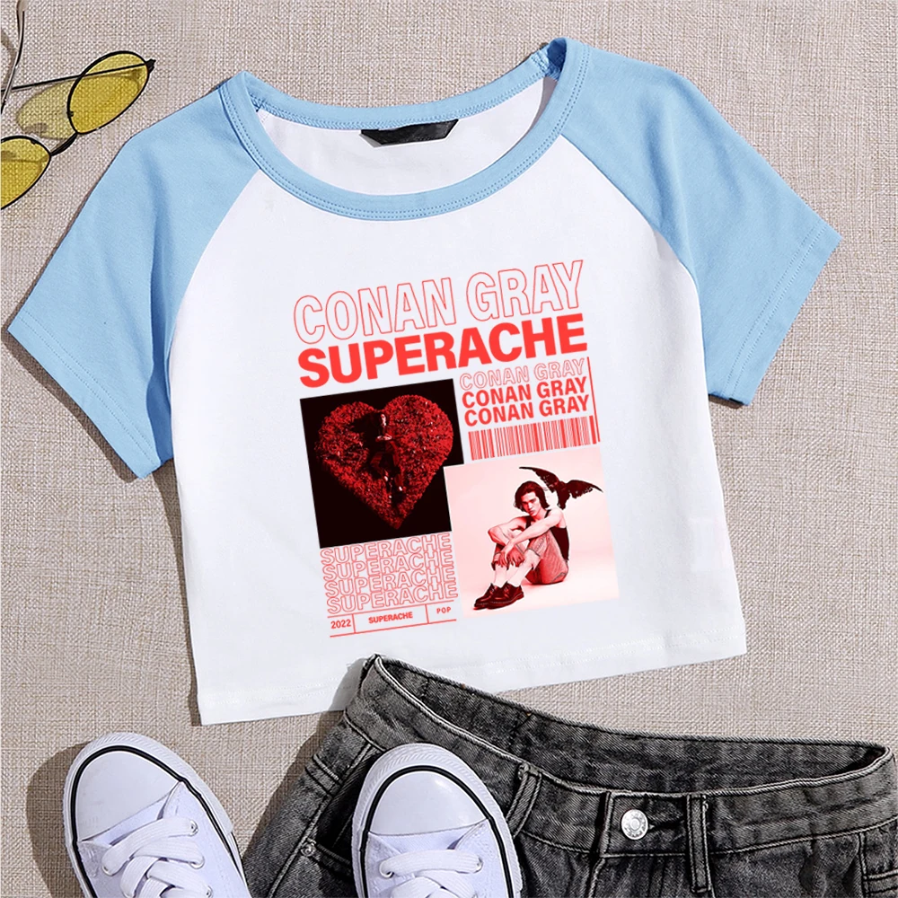 Укороченная рубашка Conan Gray Found Heaven superach Топы И Футболки