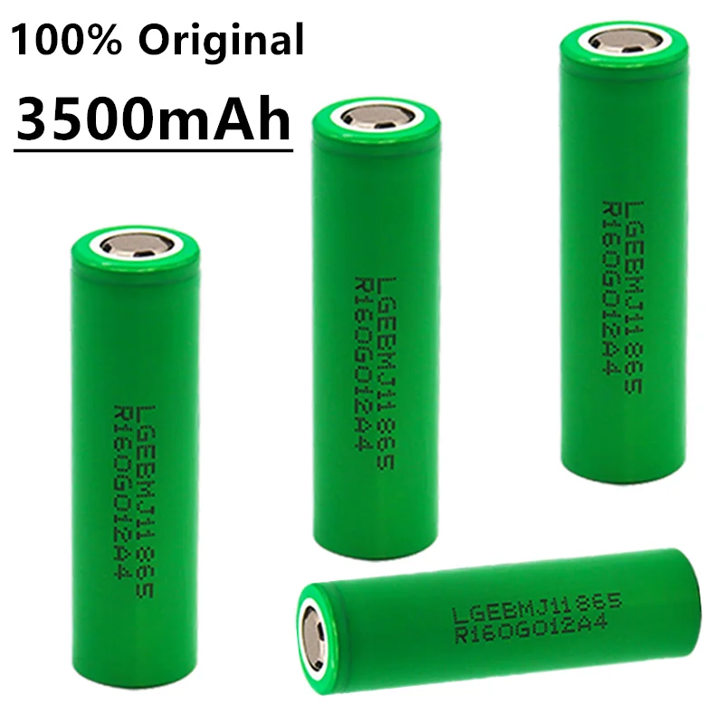 

1-20pcs 3.7v 3500mah INR18650 MJ1 18650 battery rechargeable battery INR18650MJ1 10A discharge for MJ1 lithium battery