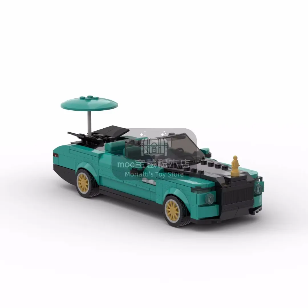 MOC Rolls Boat 417 шт. конкурентоспособная скорость Champion Racer строительные блоки