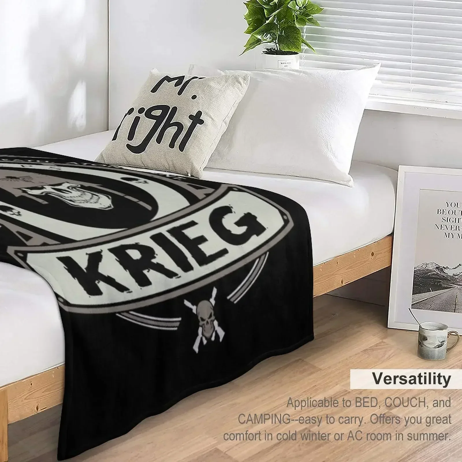 KRIEG - ОГРАНИЧЕННОЕ ИЗДАНИЕ декоративное одеяло для дивана среда пушистые одеяла