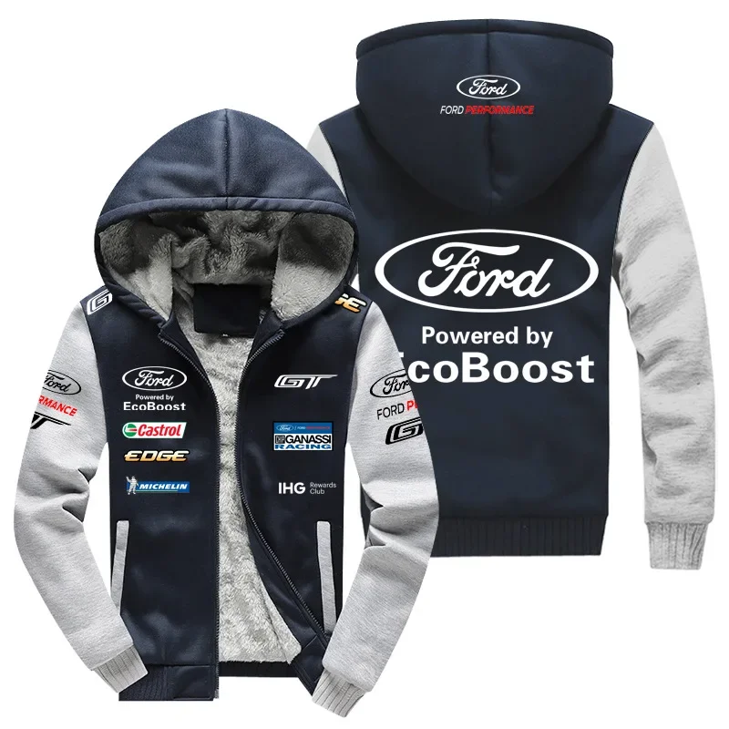 Гоночный костюм F1 модная мужская повседневная толстовка с логотипом автомобиля