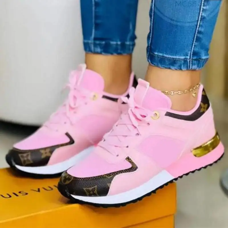 

2022 New Large Size 43 42 Size Couple Shoes Foreign Trade Thick Bottom Non-slip Casual Running Shoes Round Toe Lace-up Shoes