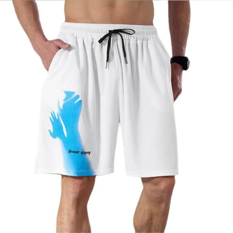 Новинка мужские летние спортивные штаны для тренировок Мужская дышащая сетчатая