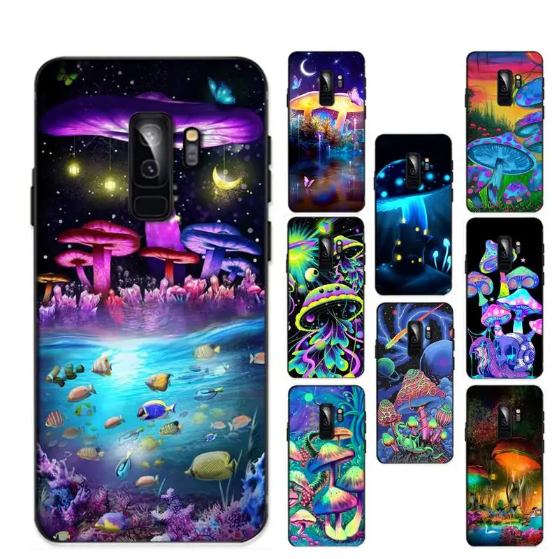 

Weird Trippy Mushroom Phone Case for Redmi 8 9 9A for Samsung J5 J6 Note9 for Huawei NOVA3E Mate20lite cover