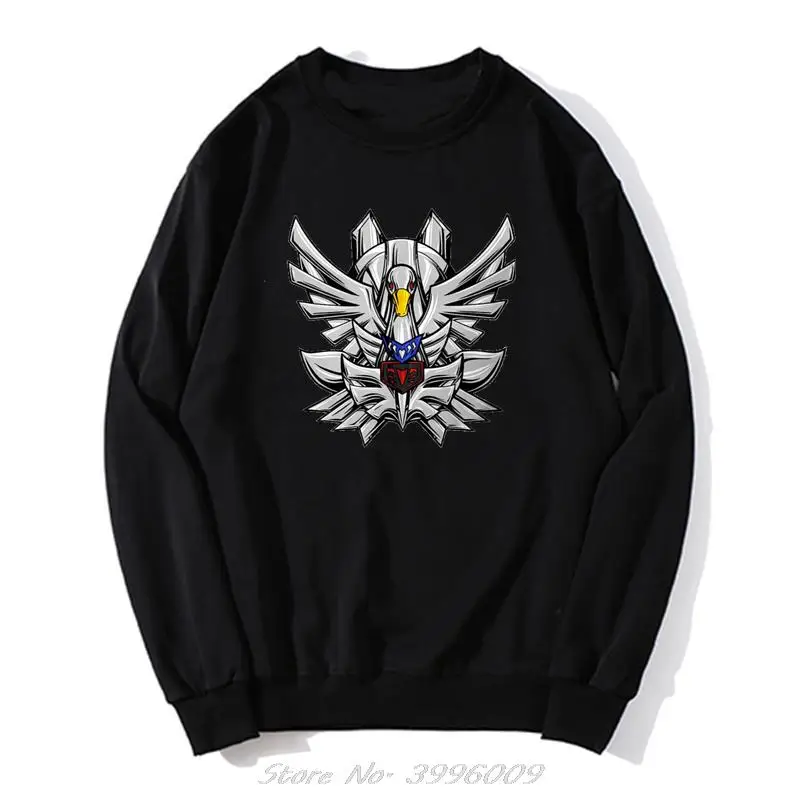 

Cygnus Saint Seiya Anime hoodie Vintage Anime Men Pullover Oversized Sweatshirt Sweater Streetwear Harajuku Men's Clothes