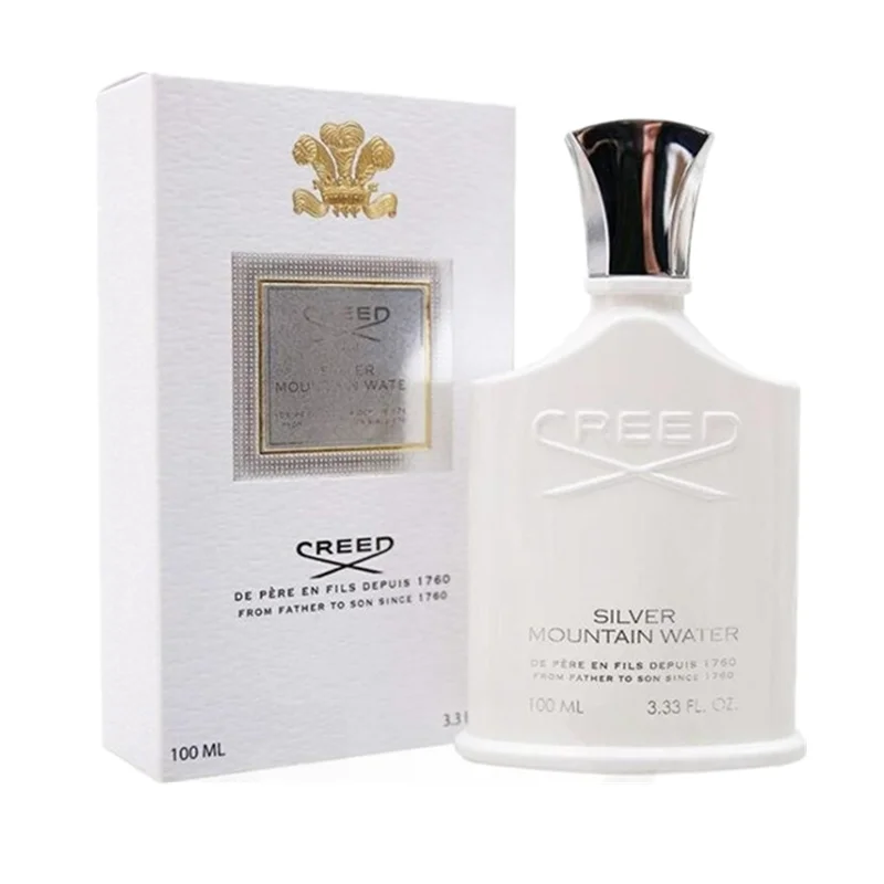 

Original Creed Perfum Fragrance Creed Silver Mountain Water White Creed Long Lasting Body Spray Perfumes Original Perfum Cologne