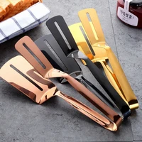 stainless steel bread clip 12pcs kitchen cookware bbq tongs steak spatula fish spatula bbq meat clip cooking tools dropshipping