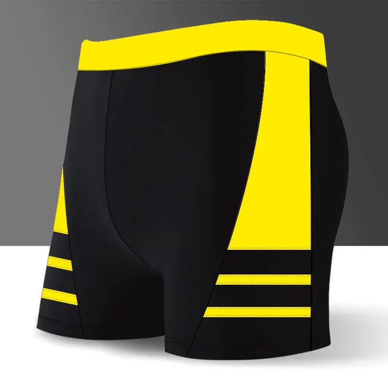 

2022 new men's swimming trunks hot spring boxer fashion color matching men's swimming trunks anti embarrassing anti-chlorine