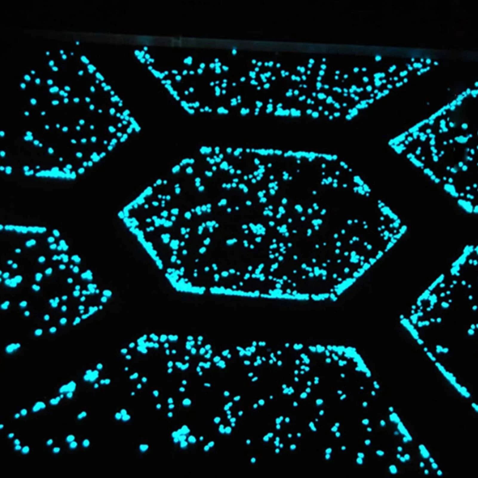 Outdoor Luminous Stones Glow In Dark Garden Pebbles Resin Fish Tank Decoration Pebble Rocks Aquarium Mix Color 300pcs/Bag images - 6