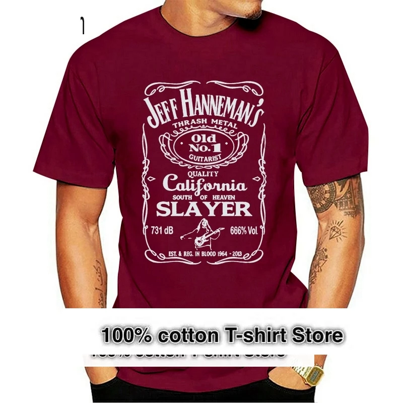

New Summer Men's Casual Print T-Shirt Jeff Hanneman Men'S T Shirt
