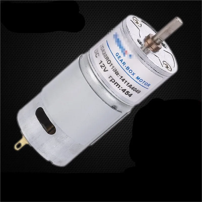 ZGA28RO 4 мм в диаметре вал 2 штырьковый разъем электрическая коробка передач DC Шестерни двигатель 6 в, 12 В, 24 В постоянного тока, 4-1600 об/мин
