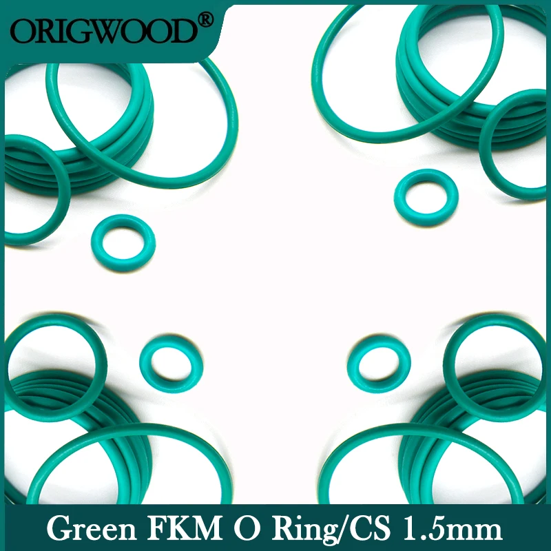 

ФKM уплотнительное кольцо зелёный фторкаучук 5-50 мм