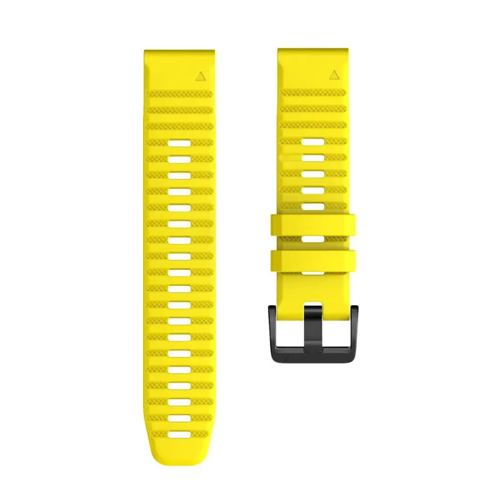 26mm 22mm Silicone Strap For Garmin Fenix 7X 7 6 6X 5 5X/EPIX/instinct 2/Descent G1 Solar/945 745/MARQ Quickfit Band Bracelet