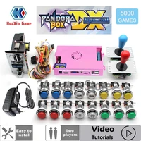 5000 in 1 pandora box dx special kit copy sanwa joystickchrome led push button diy arcade machine home cabinet with tutorial