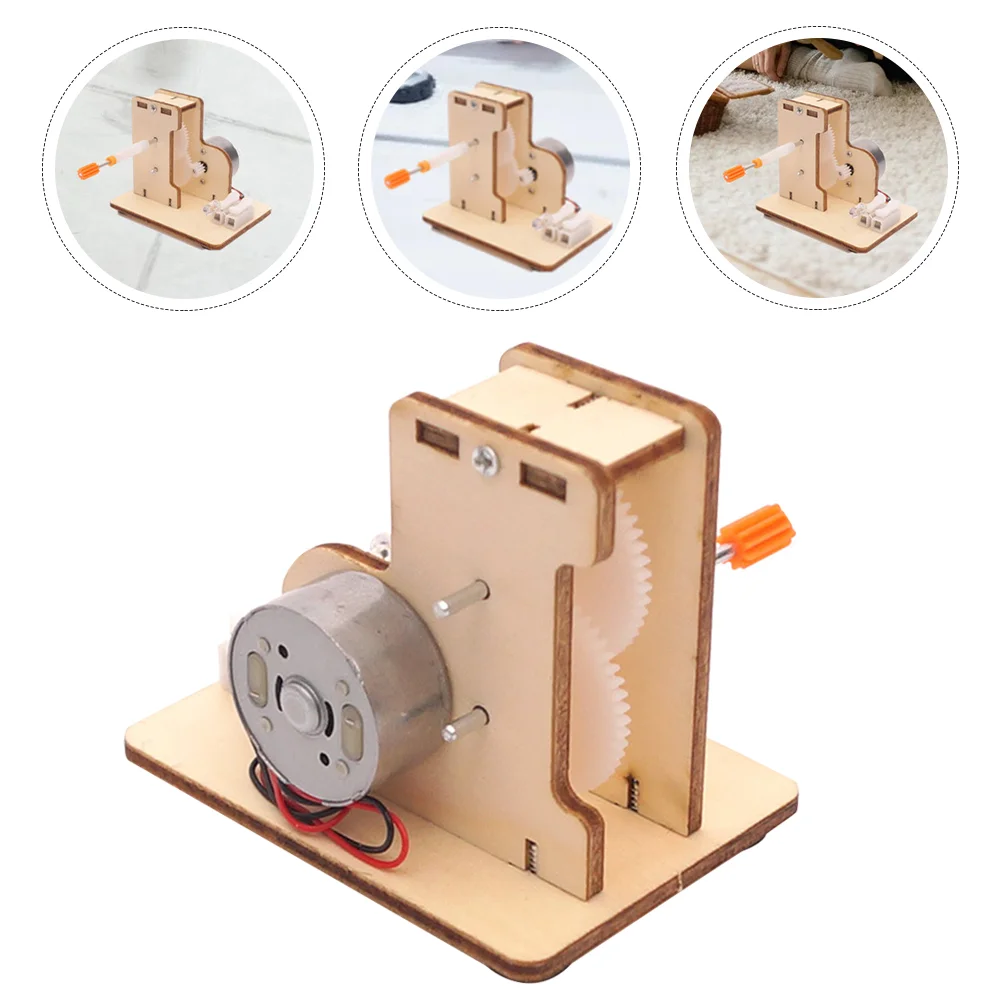 

1 Set DIY Electricity Generator Educational Model Experiment Teaching Model